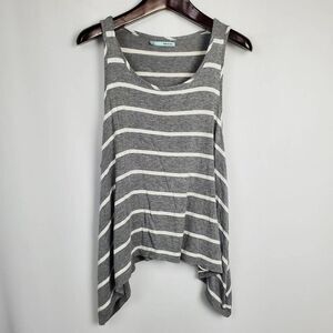Maurices Medium Gray Stripe Top